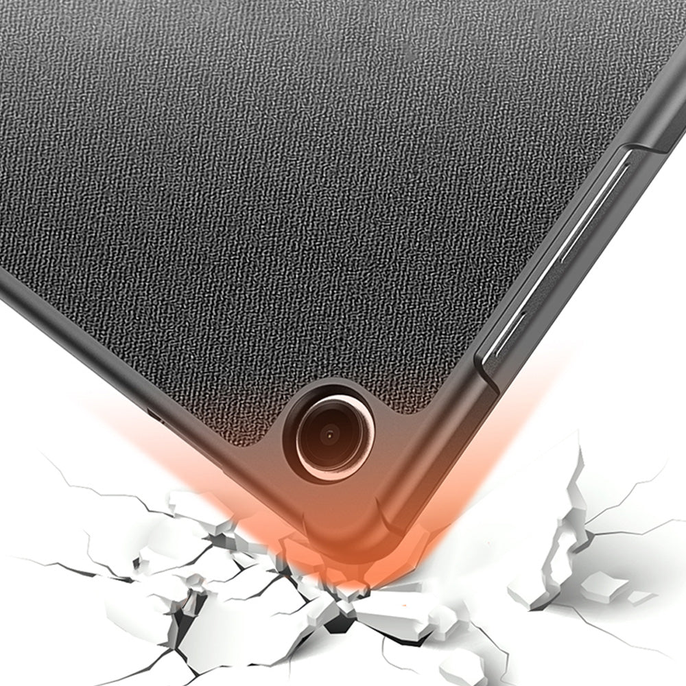 Schutzhülle mit Klappe für Galaxy Tab A11 Plus / A9 Plus, Dux Ducis Domo, Schwarz