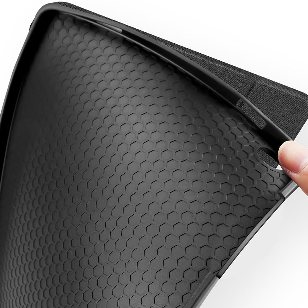 Schutzhülle mit Klappe für Galaxy Tab A11 Plus / A9 Plus, Dux Ducis Domo, Schwarz