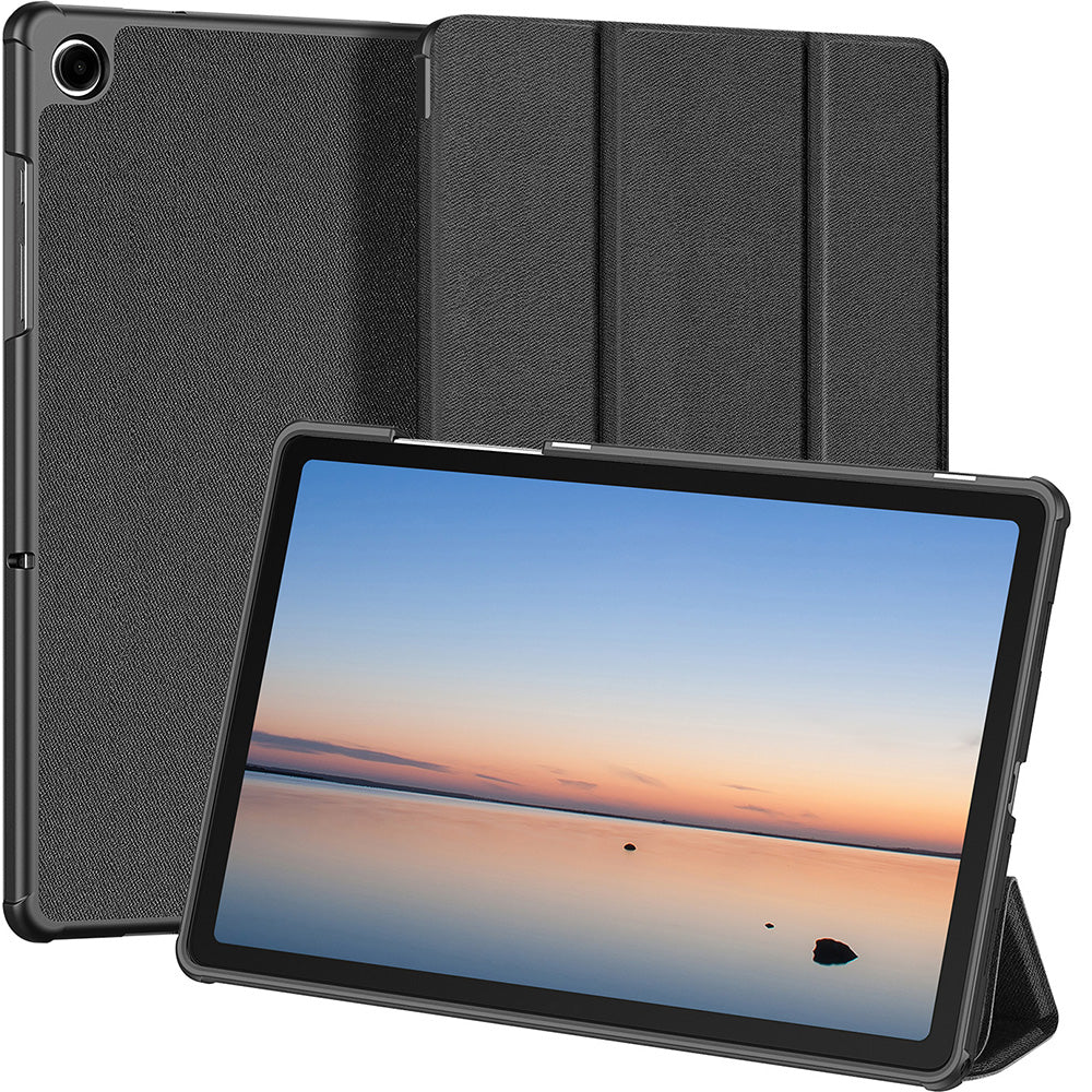 Schutzhülle mit Klappe für Galaxy Tab A11 Plus / A9 Plus, Dux Ducis Domo, Schwarz