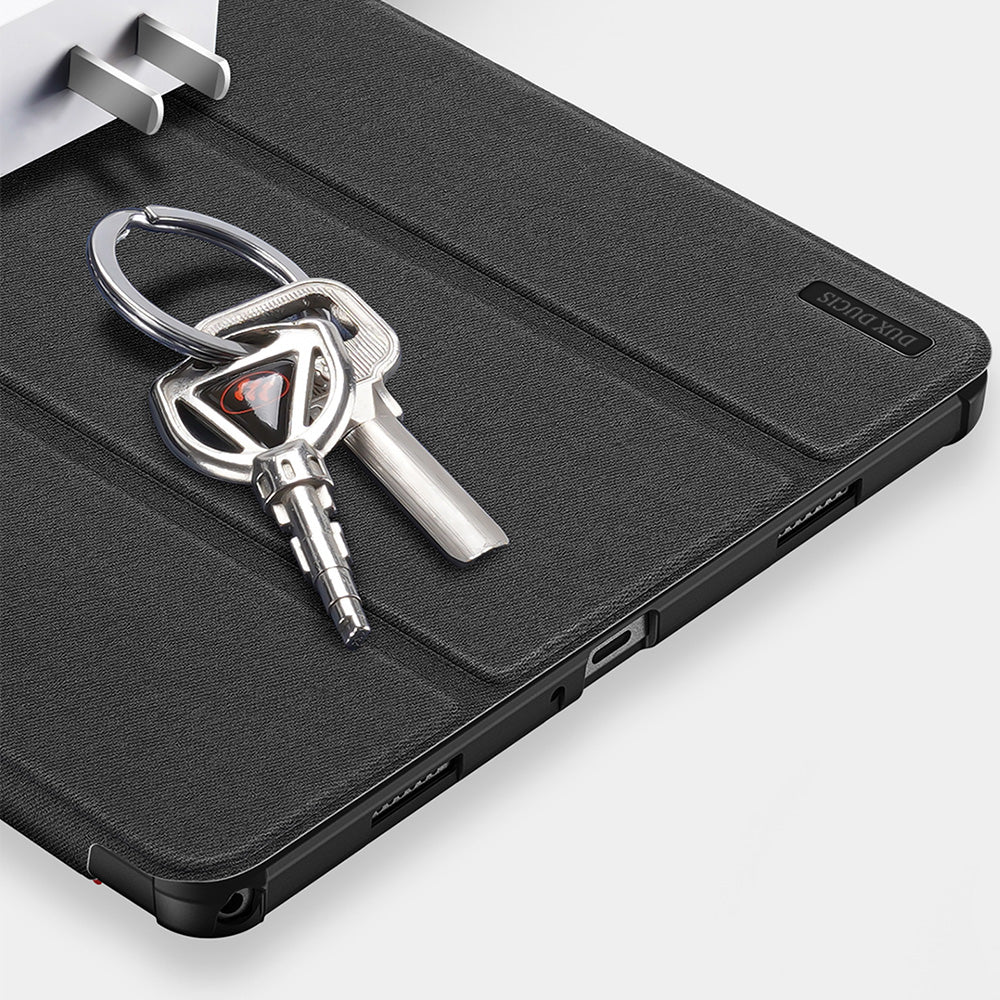Schutzhülle mit Klappe für Galaxy Tab A11 Plus / A9 Plus, Dux Ducis Domo, Schwarz