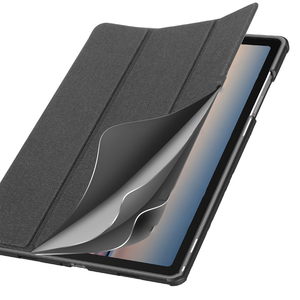 Schutzhülle mit Klappe für Galaxy Tab A11 Plus / A9 Plus, Dux Ducis Domo, Schwarz