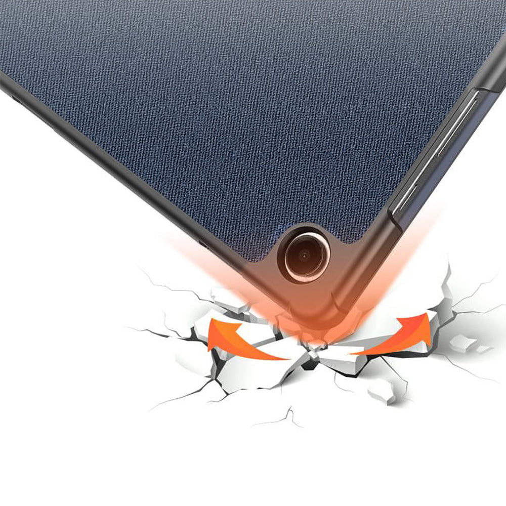 Schutzhülle mit Klappe für Galaxy Tab A11 Plus / A9 Plus, Dux Ducis Domo, Dunkelblau