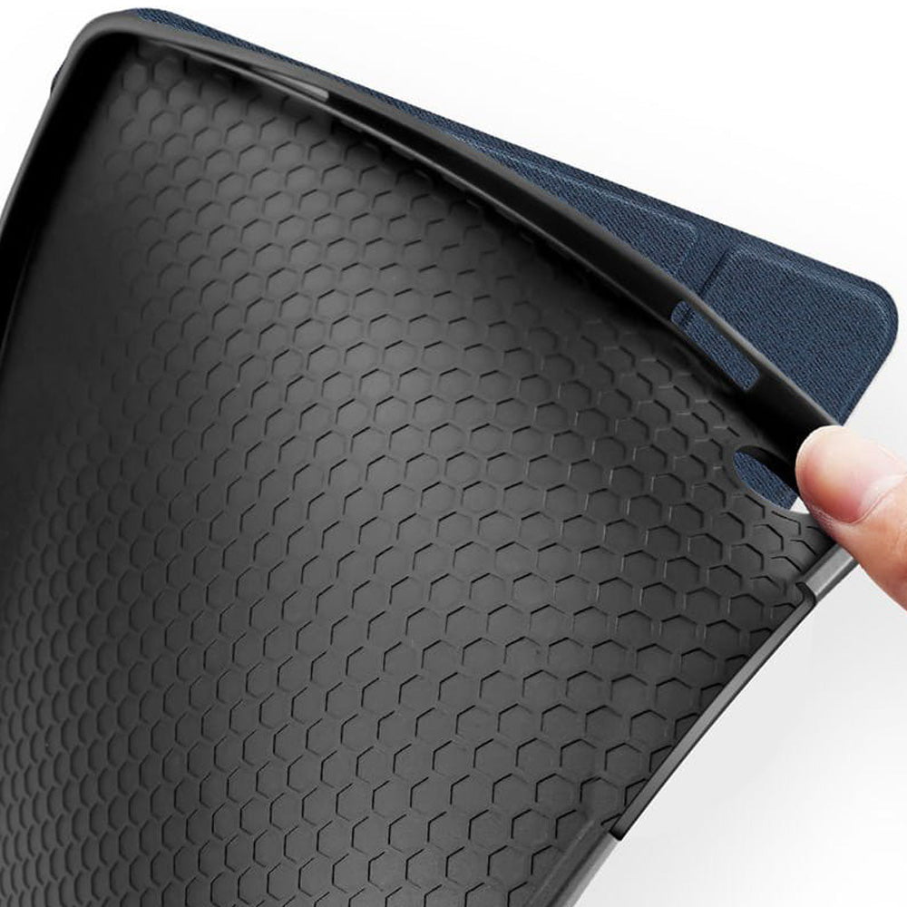 Schutzhülle mit Klappe für Galaxy Tab A11 Plus / A9 Plus, Dux Ducis Domo, Dunkelblau