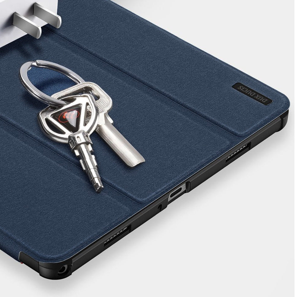 Schutzhülle mit Klappe für Galaxy Tab A11 Plus / A9 Plus, Dux Ducis Domo, Dunkelblau