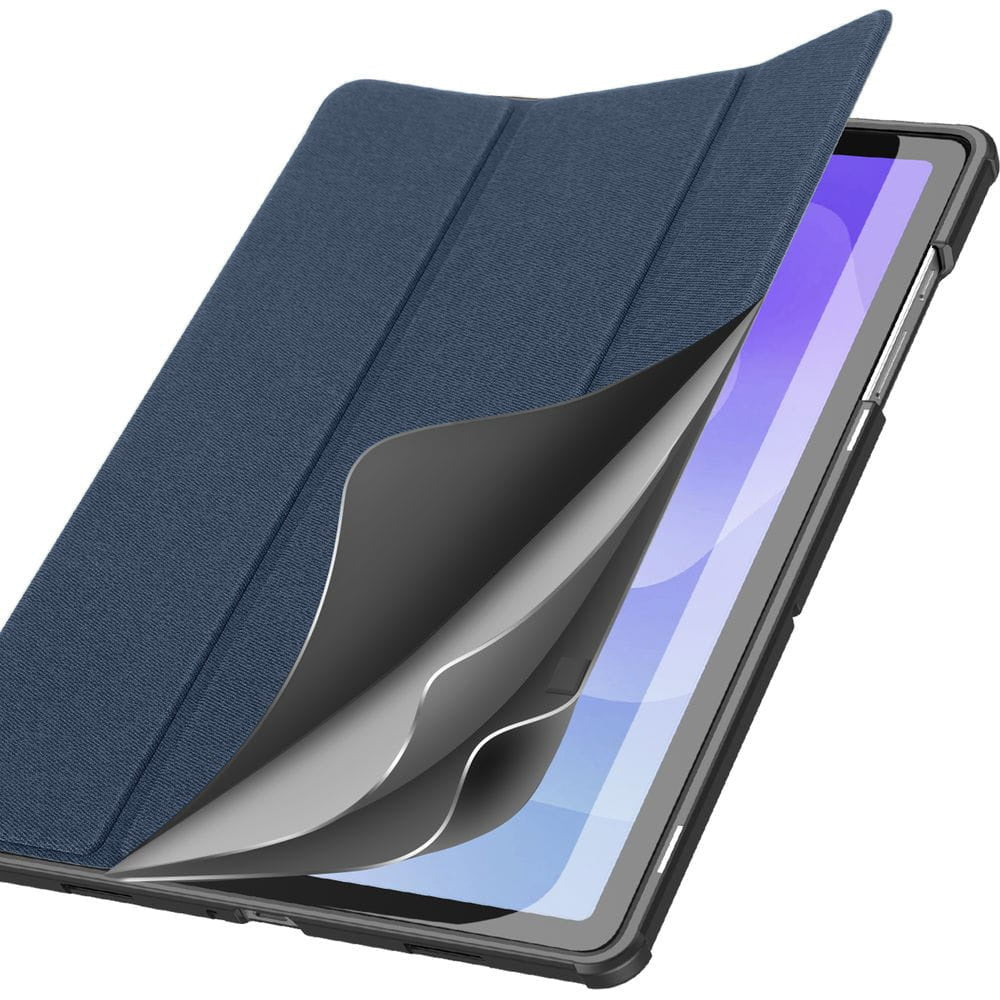 Schutzhülle mit Klappe für Galaxy Tab A11 Plus / A9 Plus, Dux Ducis Domo, Dunkelblau