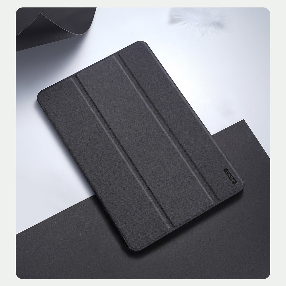 Handyhülle mit Klappe für Galaxy Tab S10 FE Plus, Dux Ducis Domo, Schwarz
