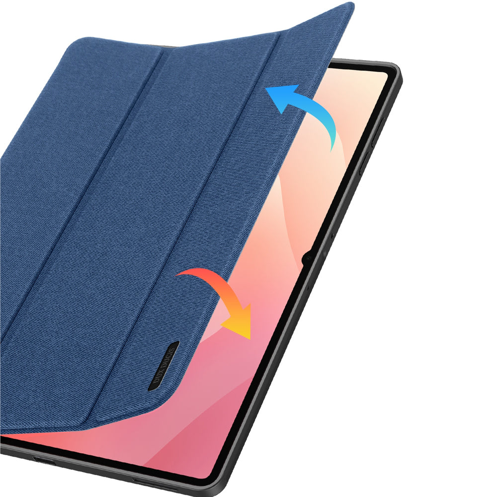 Schutzhülle mit Klappe für Galaxy Tab S11 Ultra, Dux Ducis Domo, Blau