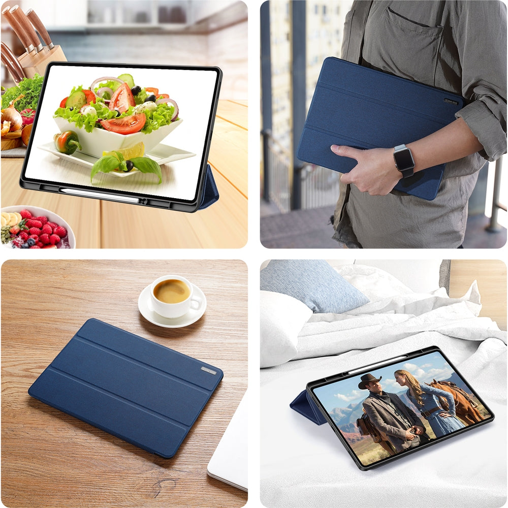 Schutzhülle mit Klappe für Galaxy Tab S11 Ultra, Dux Ducis Domo, Blau