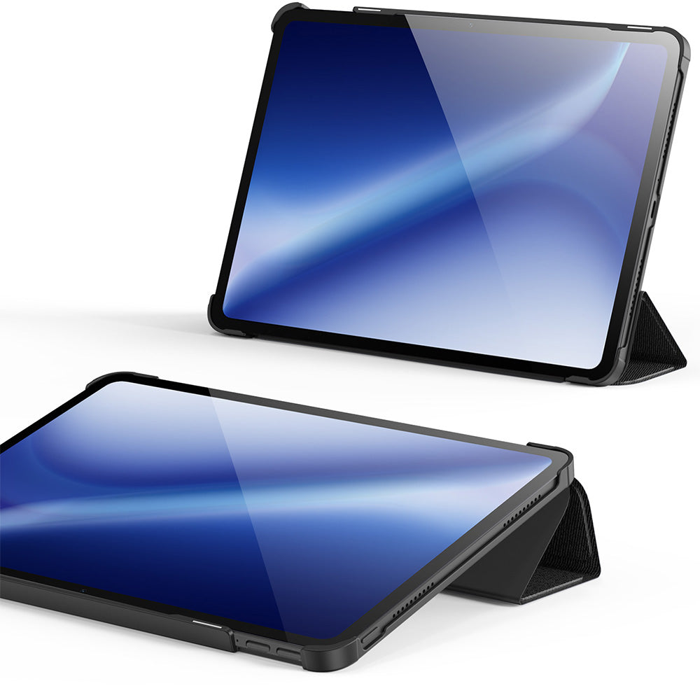 Schutzhülle mit Klappe für OnePlus Pad Go 2, Dux Ducis Domo, Schwarz