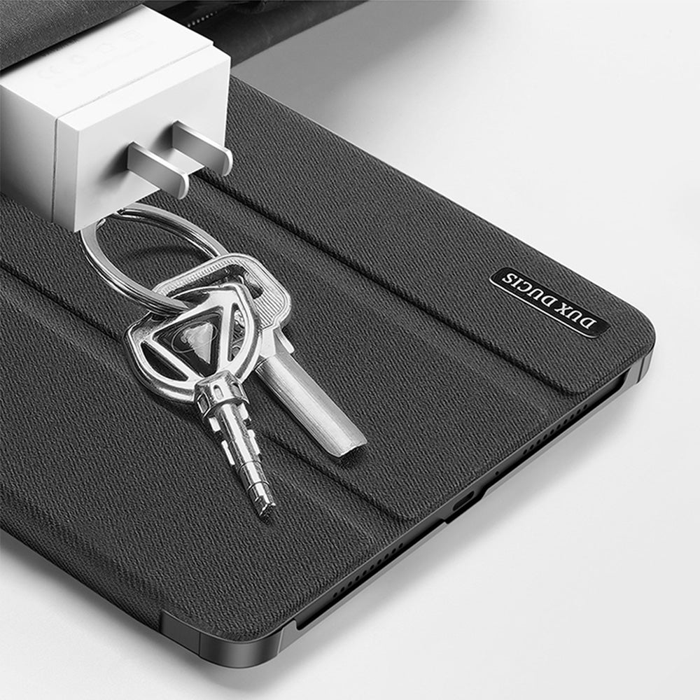 Schutzhülle mit Klappe für OnePlus Pad Go 2, Dux Ducis Domo, Schwarz