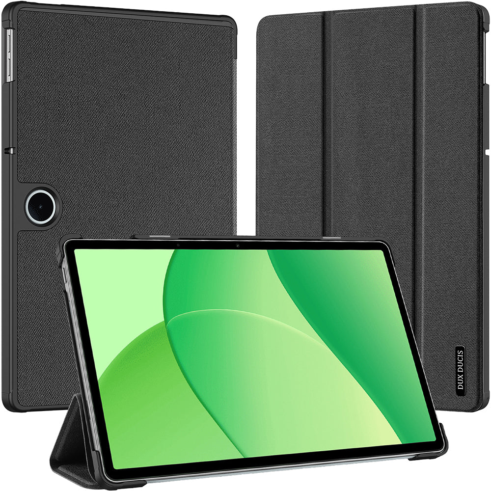 Schutzhülle mit Klappe für OnePlus Pad Lite / Oppo Pad SE, Dux Ducis Domo, Schwarz