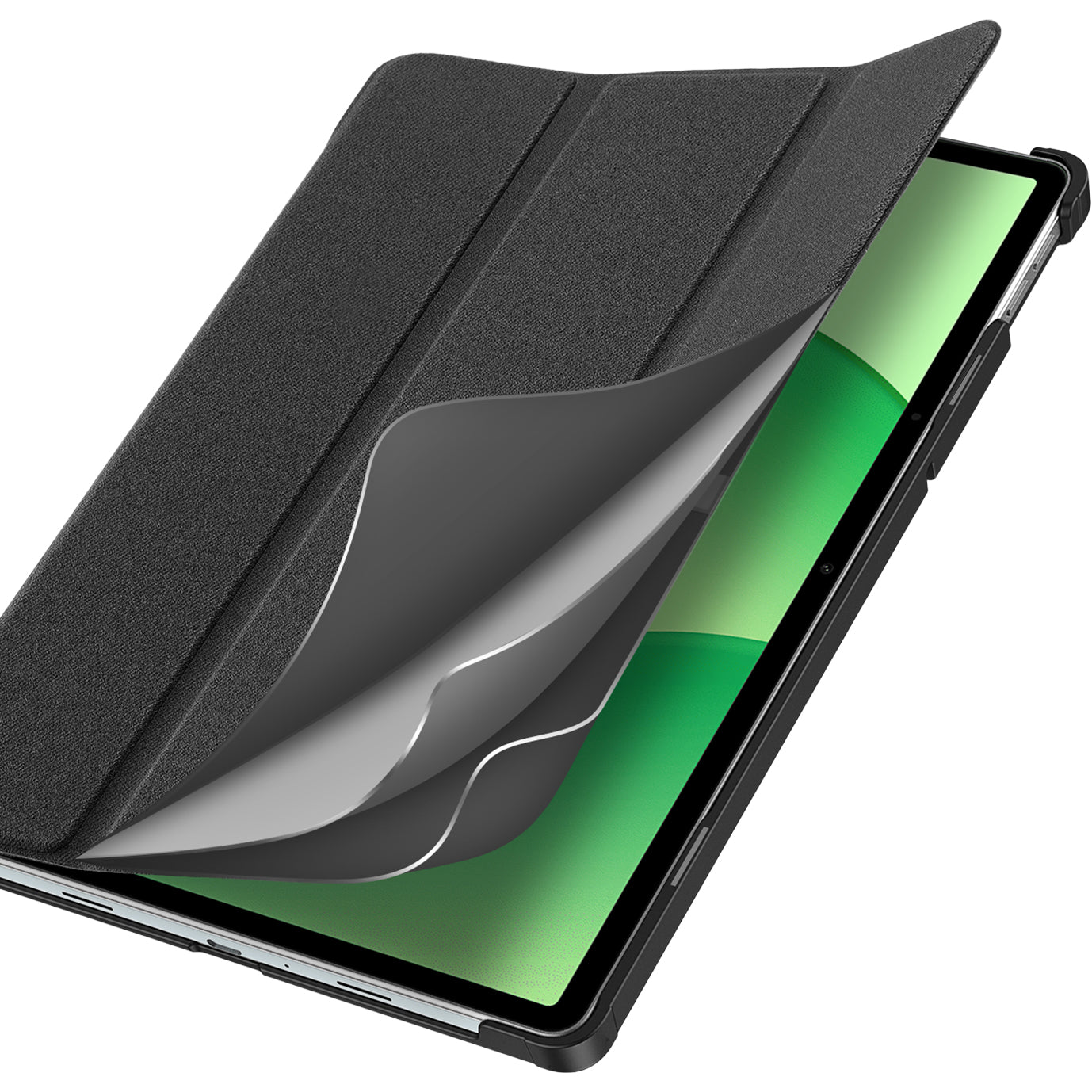 Schutzhülle mit Klappe für OnePlus Pad Lite / Oppo Pad SE, Dux Ducis Domo, Schwarz