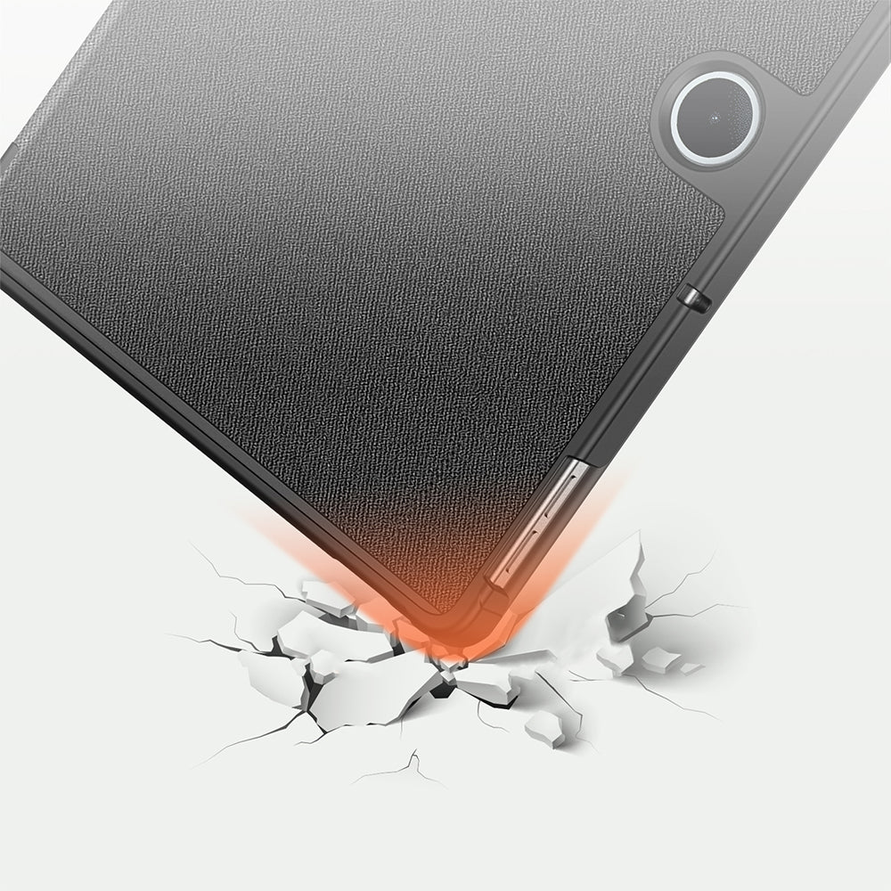 Schutzhülle mit Klappe für OnePlus Pad Lite / Oppo Pad SE, Dux Ducis Domo, Schwarz