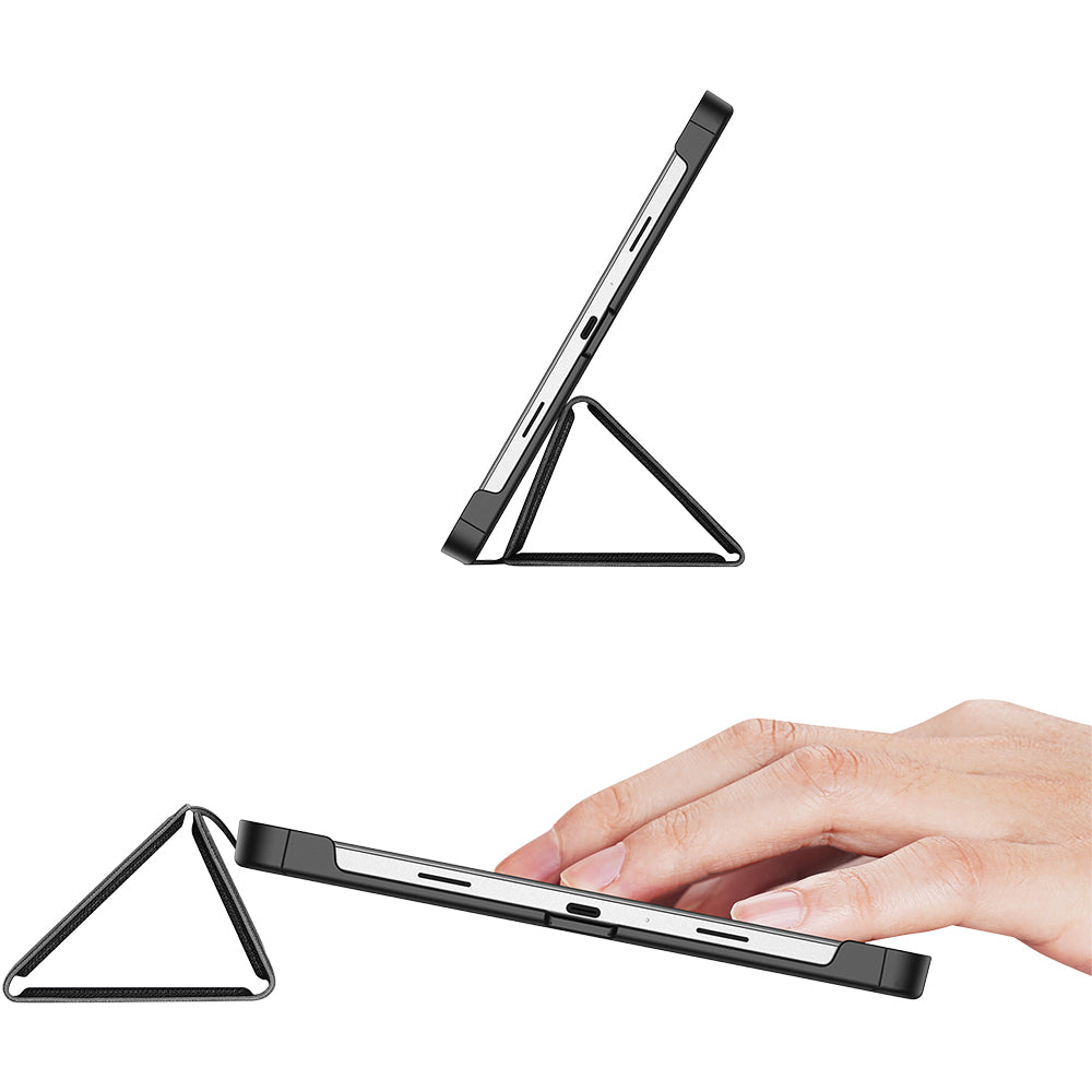 Schutzhülle mit Klappe für OnePlus Pad Lite / Oppo Pad SE, Dux Ducis Domo, Schwarz