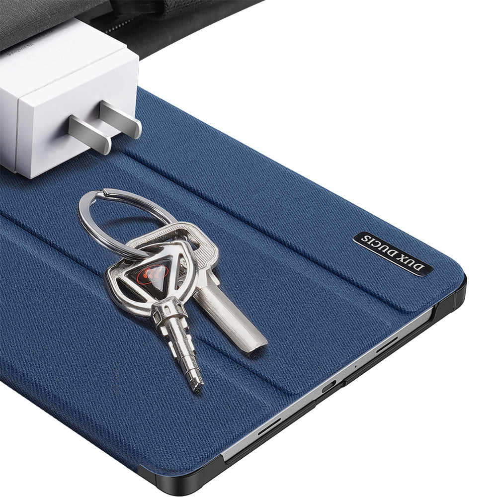 Schutzhülle mit Klappe für OnePlus Pad Lite / Oppo Pad SE, Dux Ducis Domo, Blau
