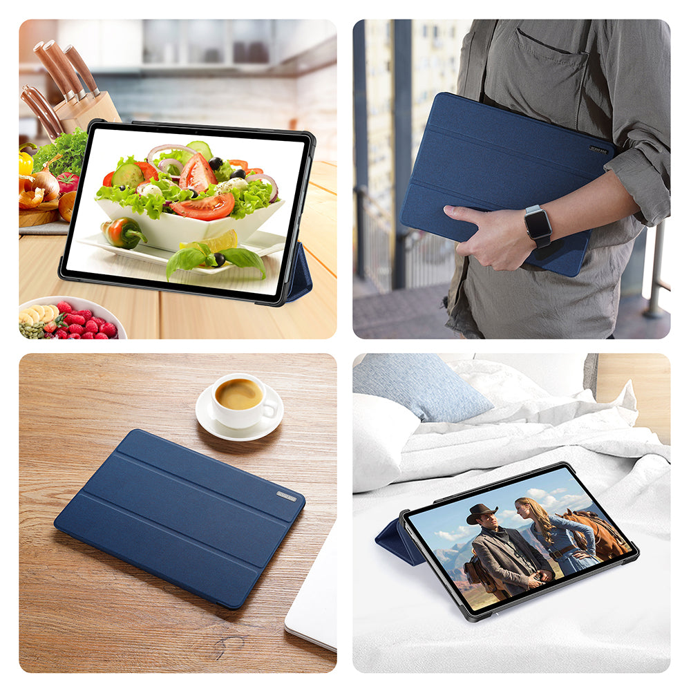 Schutzhülle mit Klappe für OnePlus Pad Lite / Oppo Pad SE, Dux Ducis Domo, Blau