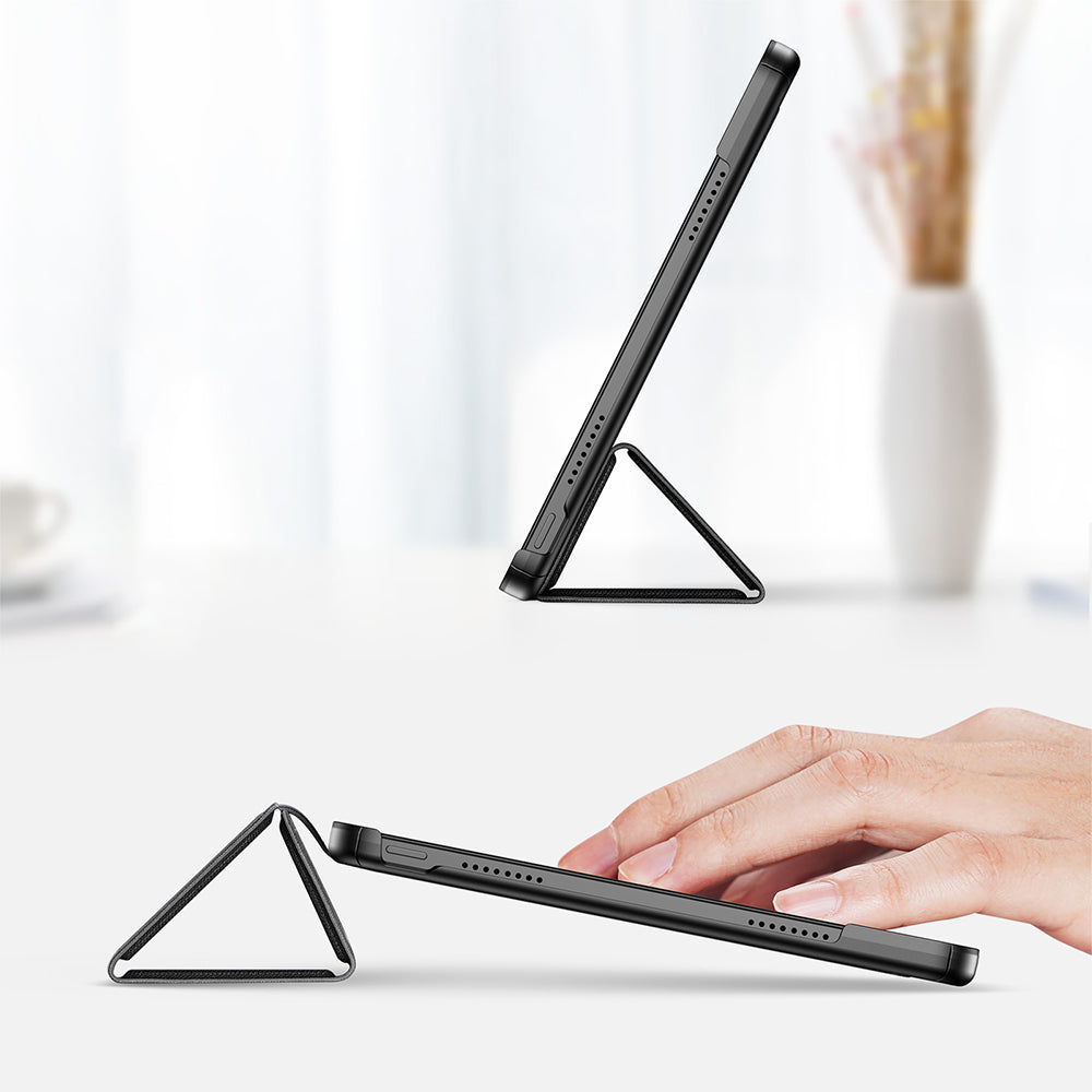 Schutzhülle mit Klappe für Xiaomi Redmi Pad 2 Pro / Pro, POCO Pad, Dux Ducis Domo, Schwarz