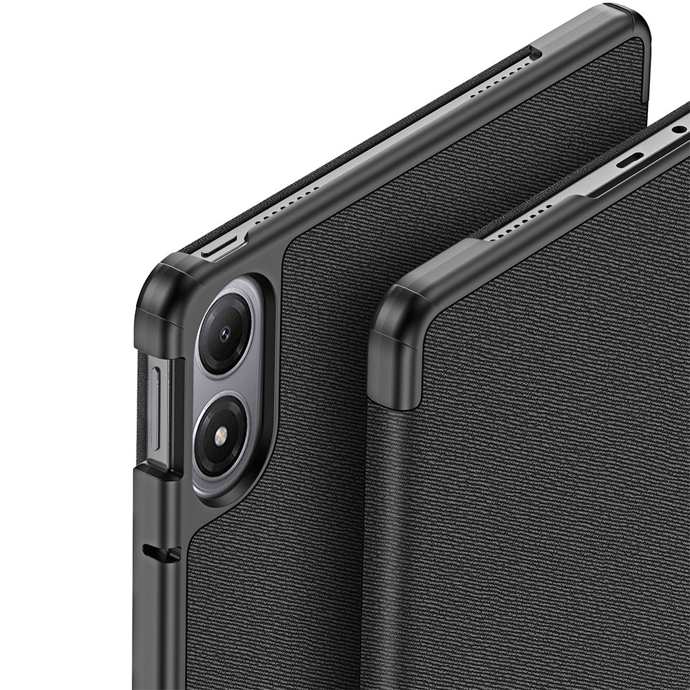 Schutzhülle mit Klappe für Xiaomi Redmi Pad 2 Pro / Pro, POCO Pad, Dux Ducis Domo, Schwarz