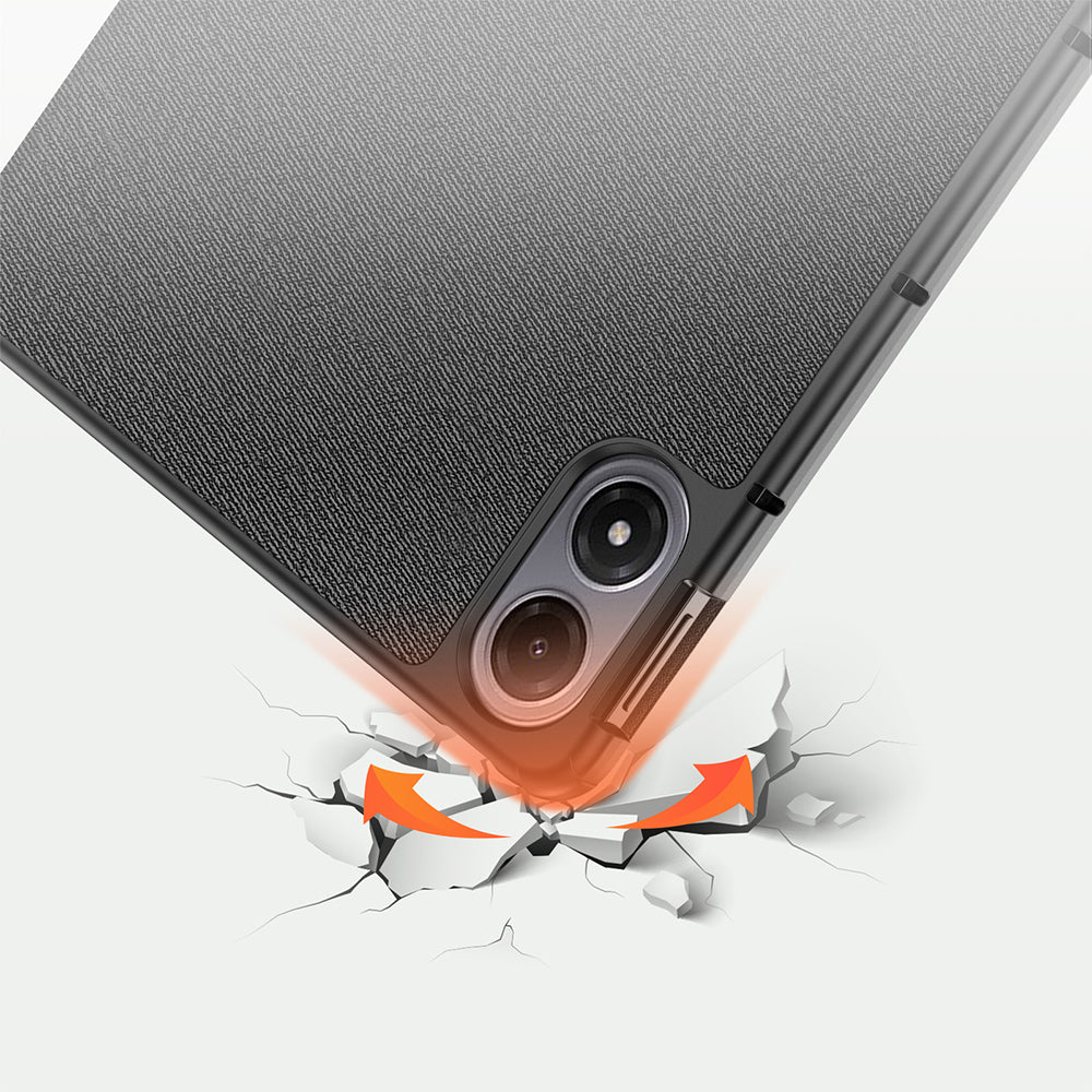 Schutzhülle mit Klappe für Xiaomi Redmi Pad 2 Pro / Pro, POCO Pad, Dux Ducis Domo, Schwarz