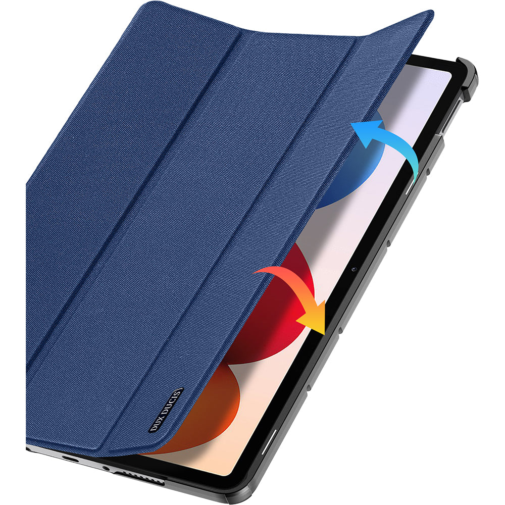 Schutzhülle mit Klappe für Xiaomi Redmi Pad 2 Pro / Pro, POCO Pad, Dux Ducis Domo, Blau