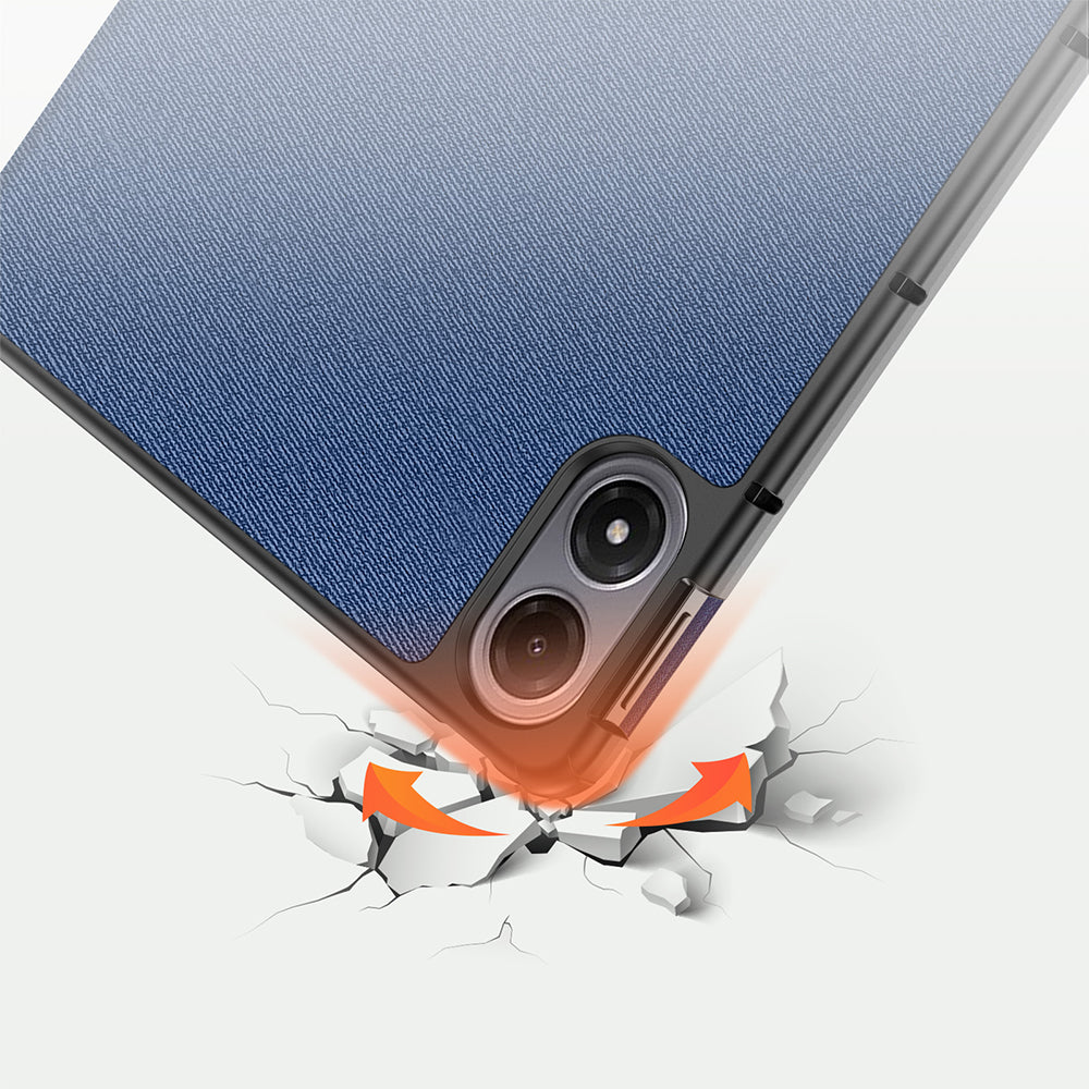 Schutzhülle mit Klappe für Xiaomi Redmi Pad 2 Pro / Pro, POCO Pad, Dux Ducis Domo, Blau
