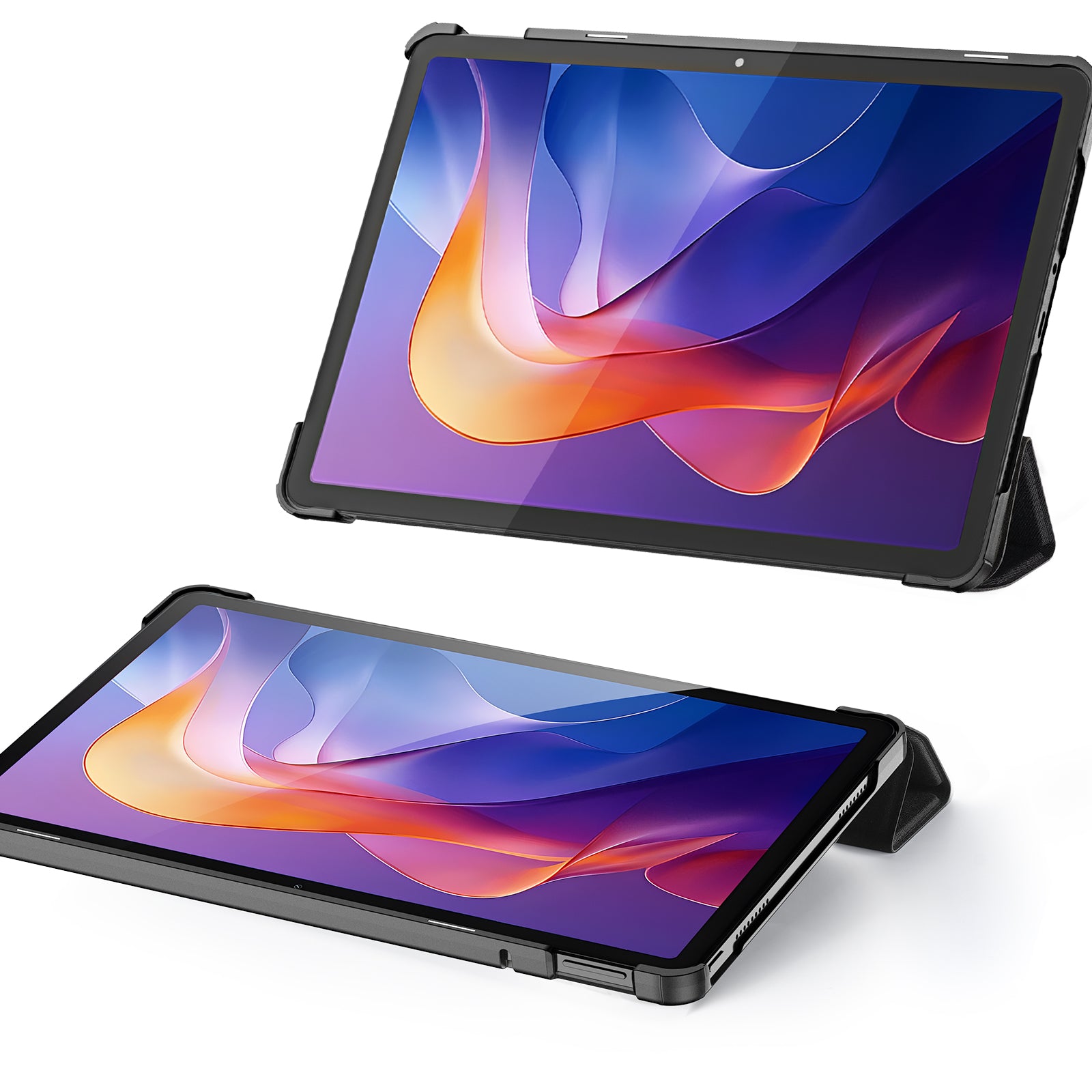 Schutzhülle mit Klappe für Redmi Pad 2, Dux Ducis Domo, Schwarz