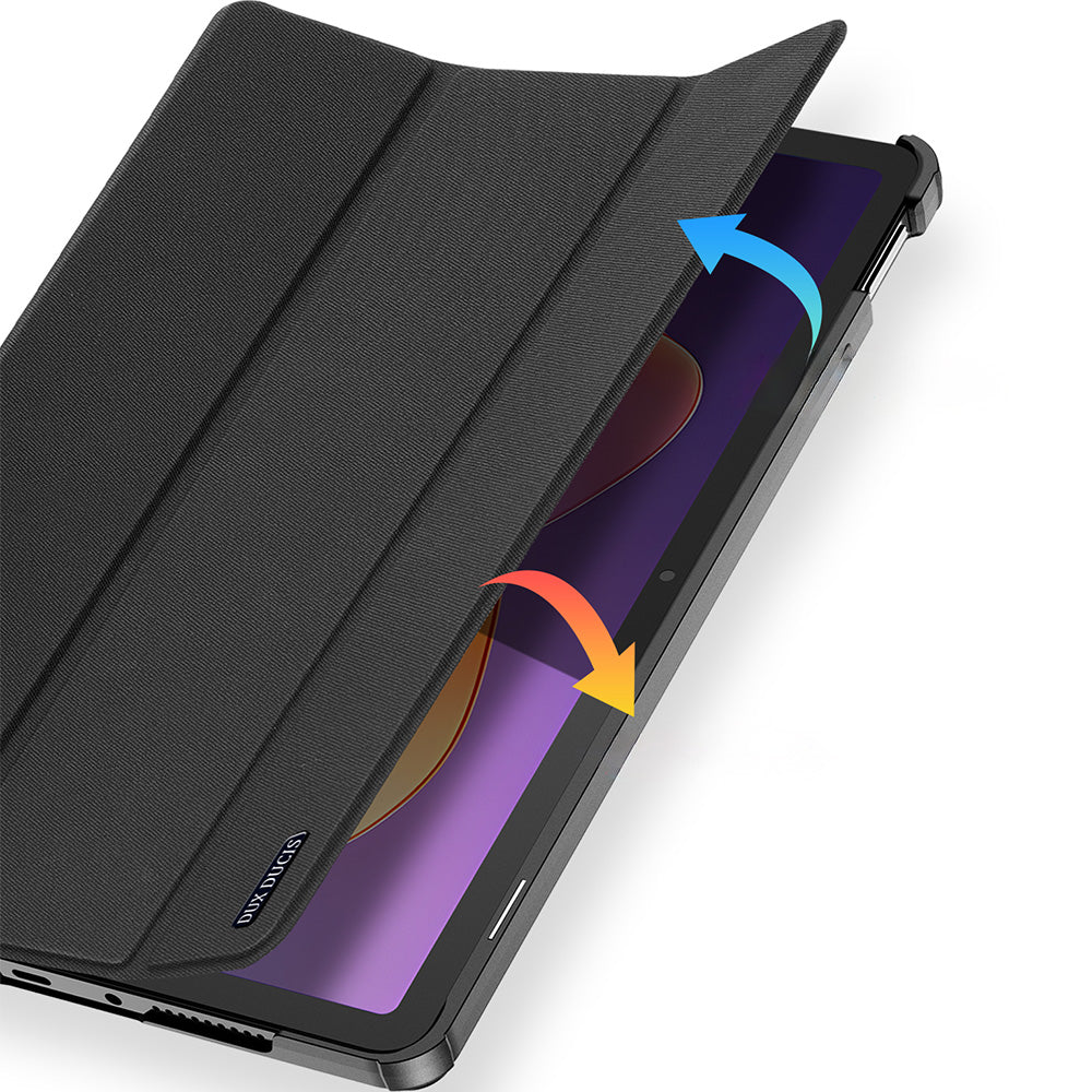 Schutzhülle mit Klappe für Redmi Pad 2, Dux Ducis Domo, Schwarz