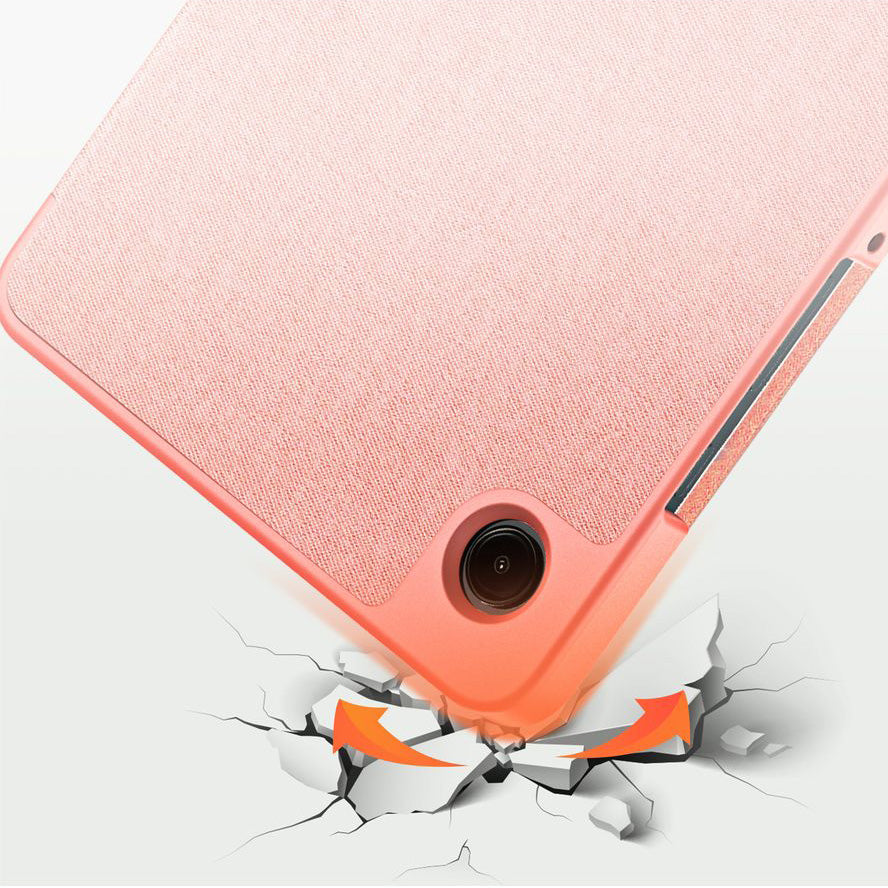 Schutzhülle mit Klappe für Galaxy Tab A11 / Tab A9, Dux Ducis Domo, Rosa
