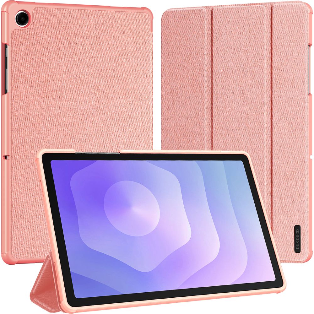 Schutzhülle mit Klappe für Galaxy Tab A11 Plus / A9 Plus, Dux Ducis Domo, Rosa