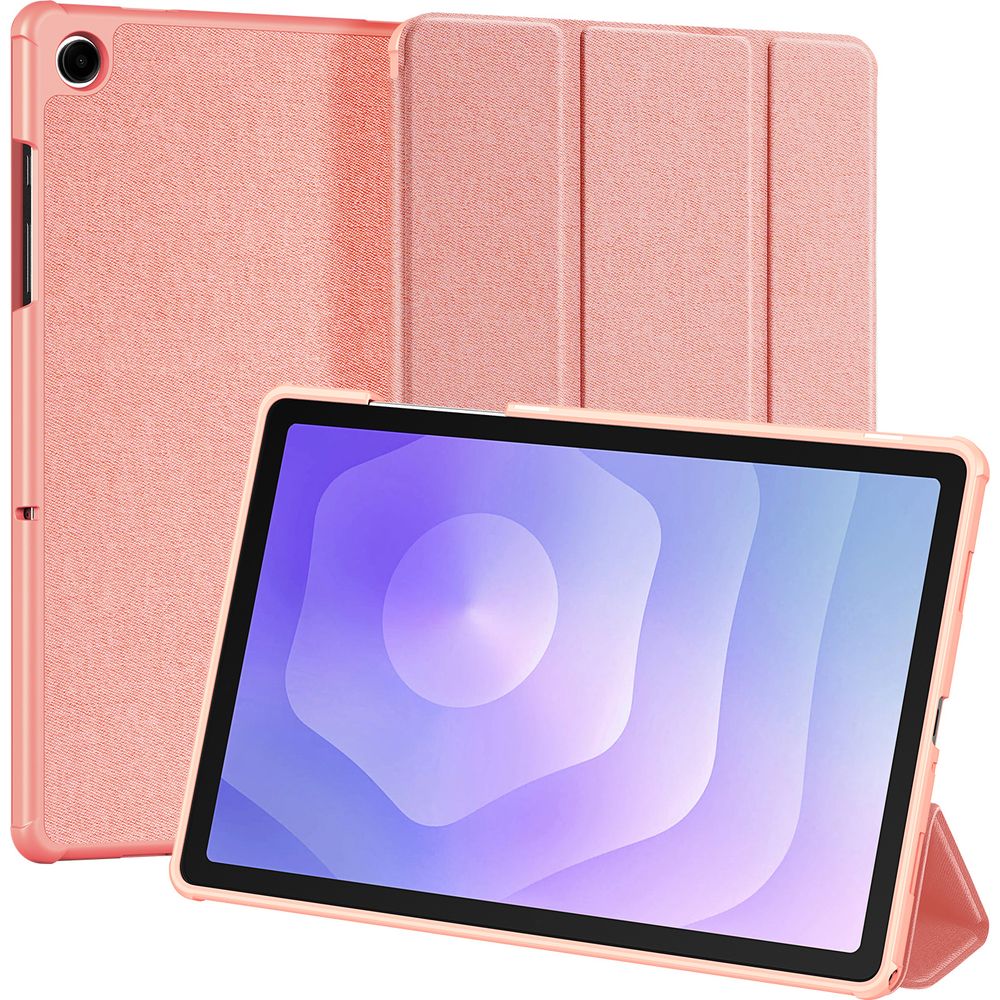 Schutzhülle mit Klappe für Galaxy Tab A11 Plus / A9 Plus, Dux Ducis Domo, Rosa
