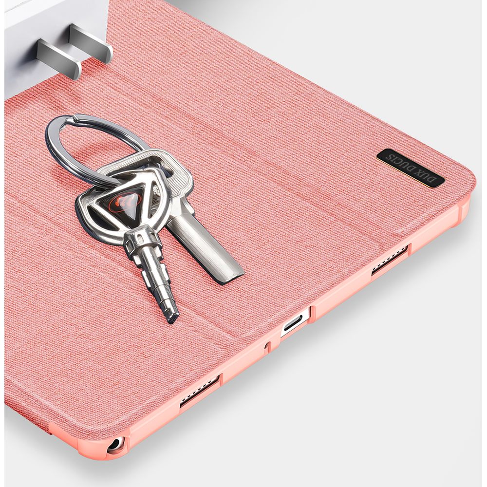Schutzhülle mit Klappe für Galaxy Tab A11 Plus / A9 Plus, Dux Ducis Domo, Rosa