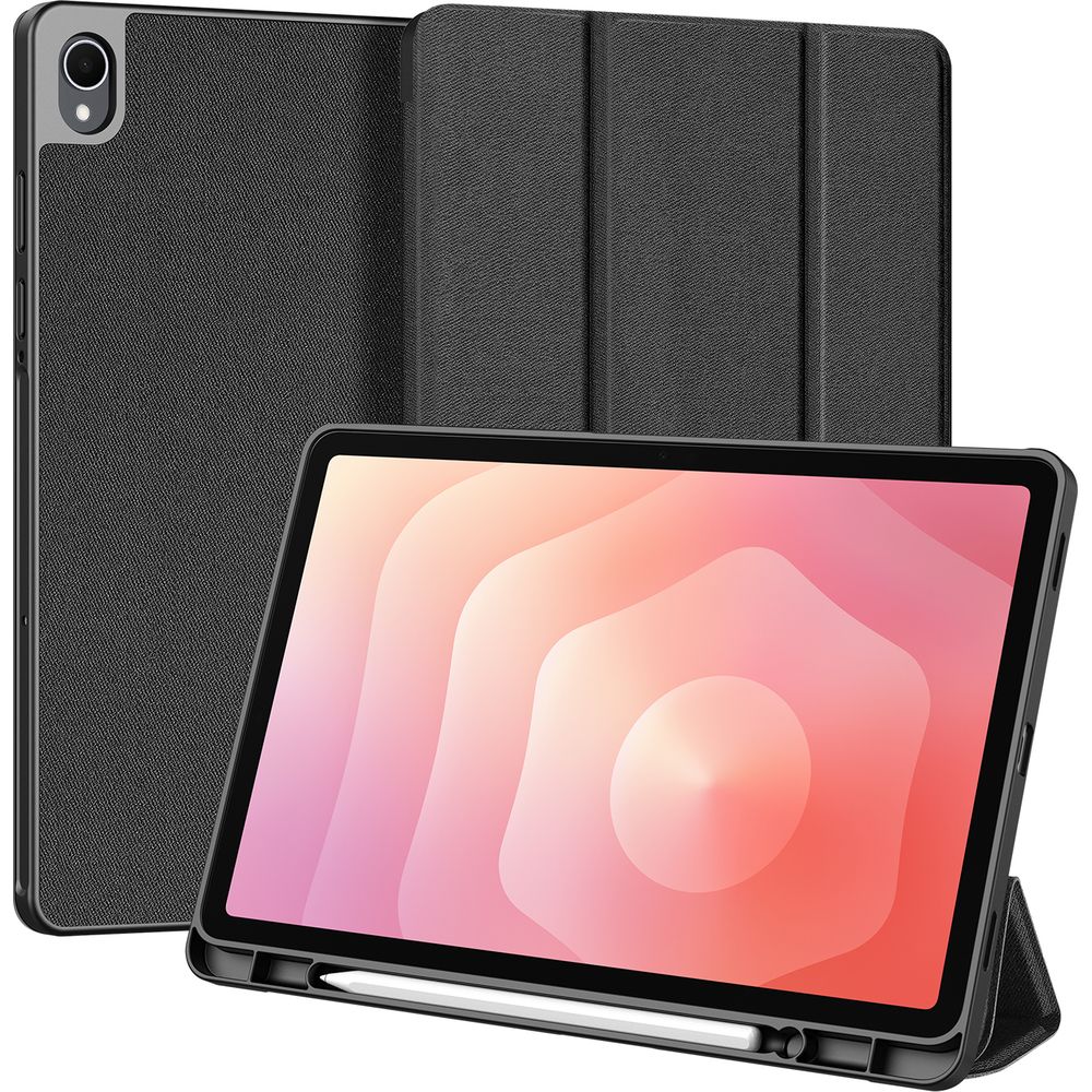 Schutzhülle mit Klappe für Galaxy Tab S11, Dux Ducis Domo, Schwarz