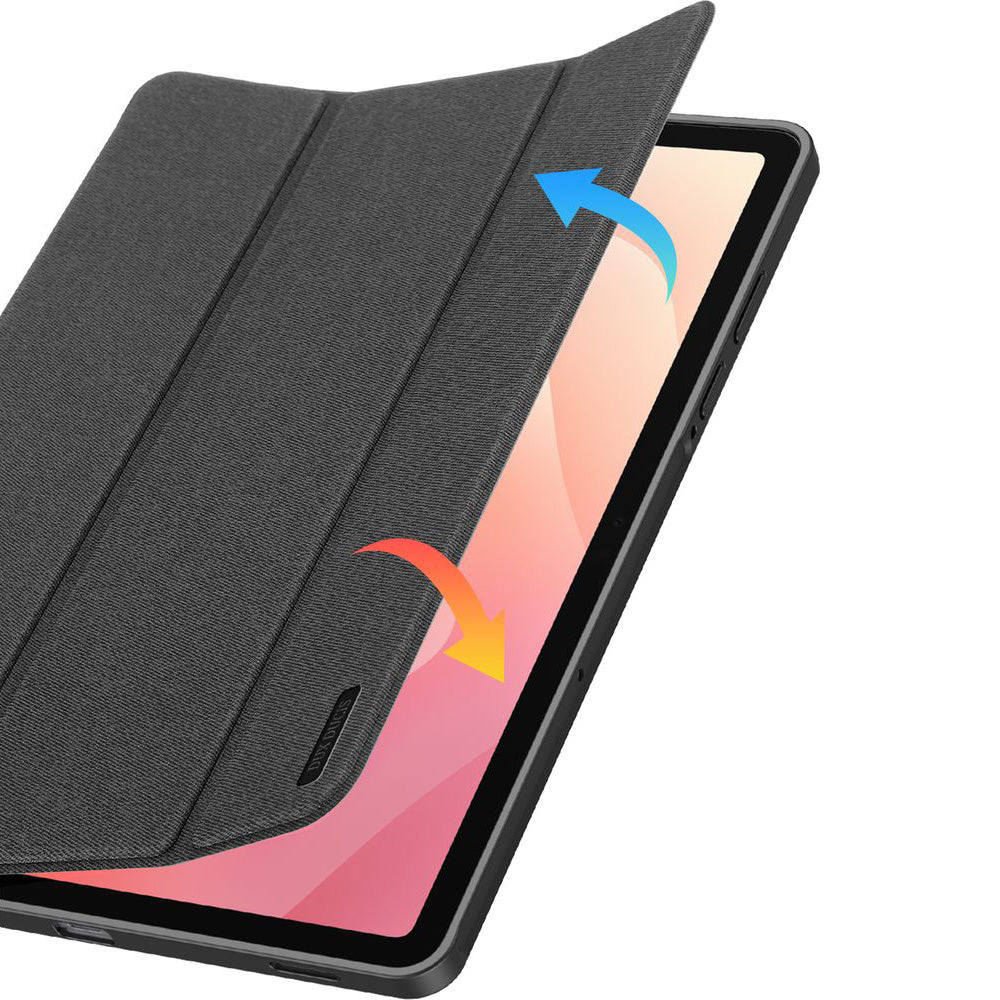 Schutzhülle mit Klappe für Galaxy Tab S11, Dux Ducis Domo, Schwarz