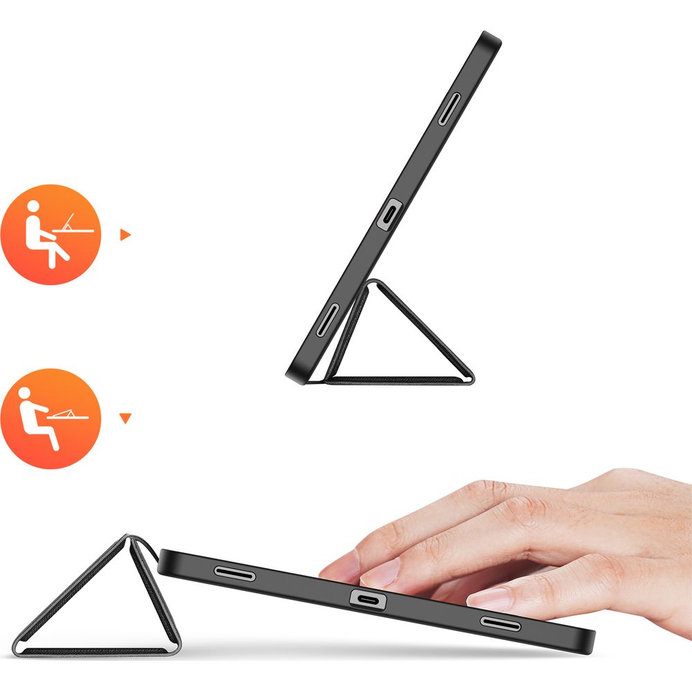 Schutzhülle mit Klappe für Galaxy Tab S11, Dux Ducis Domo, Schwarz