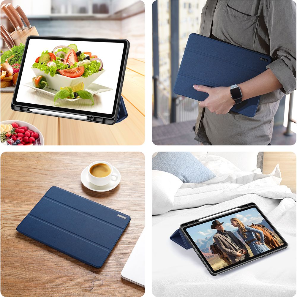 Schutzhülle mit Klappe für Galaxy Tab S11, Dux Ducis Domo, Dunkelblau