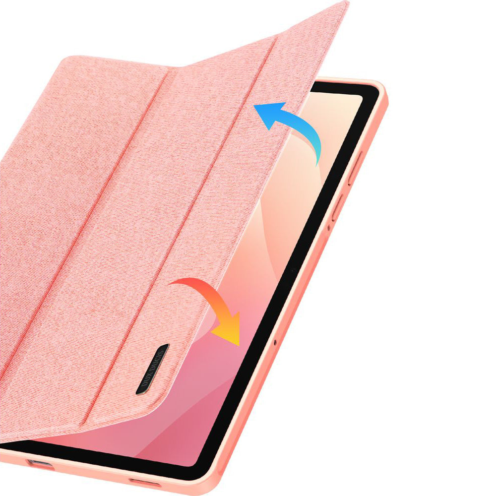 Schutzhülle mit Klappe für Galaxy Tab S11, Dux Ducis Domo, Rosa
