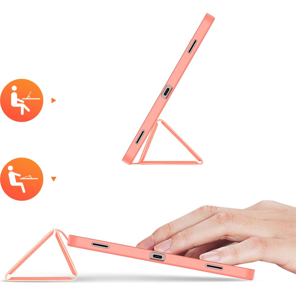 Schutzhülle mit Klappe für Galaxy Tab S11, Dux Ducis Domo, Rosa