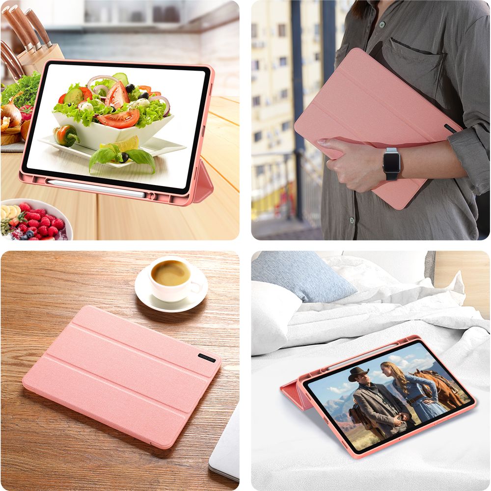 Schutzhülle mit Klappe für Galaxy Tab S11, Dux Ducis Domo, Rosa