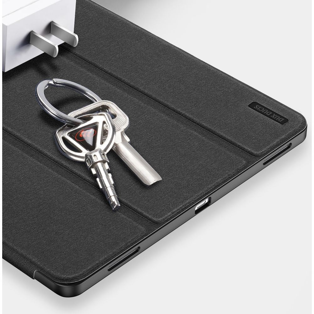 Schutzhülle mit Klappe für Galaxy Tab S11 Ultra, Dux Ducis Domo, Schwarz