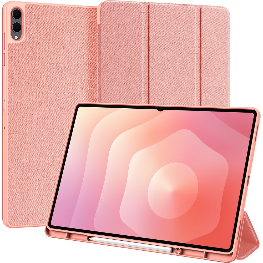 Schutzhülle mit Klappe für Galaxy Tab S11 Ultra, Dux Ducis Domo, Rosa