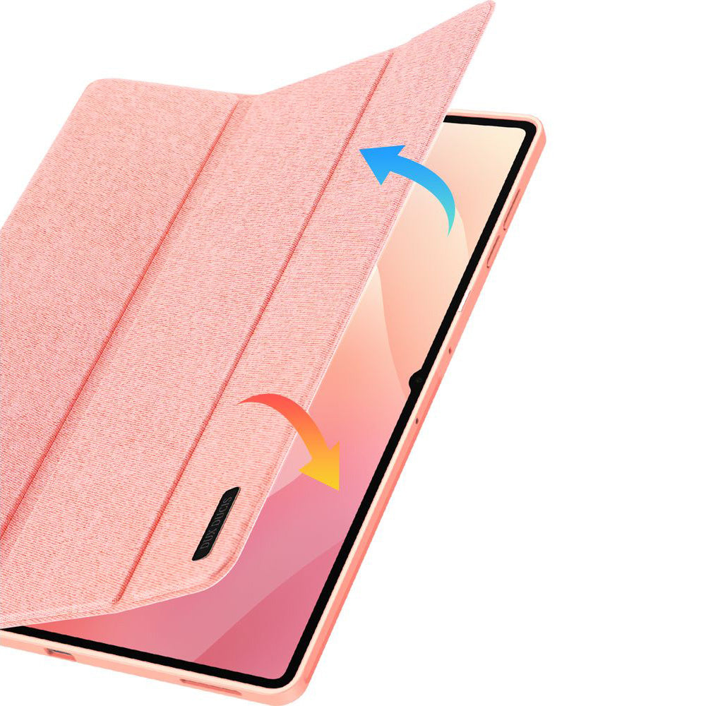 Schutzhülle mit Klappe für Galaxy Tab S11 Ultra, Dux Ducis Domo, Rosa