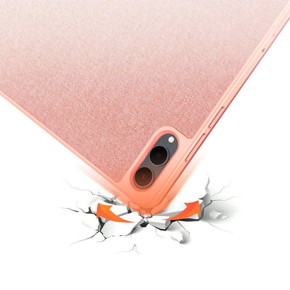 Schutzhülle mit Klappe für Galaxy Tab S11 Ultra, Dux Ducis Domo, Rosa