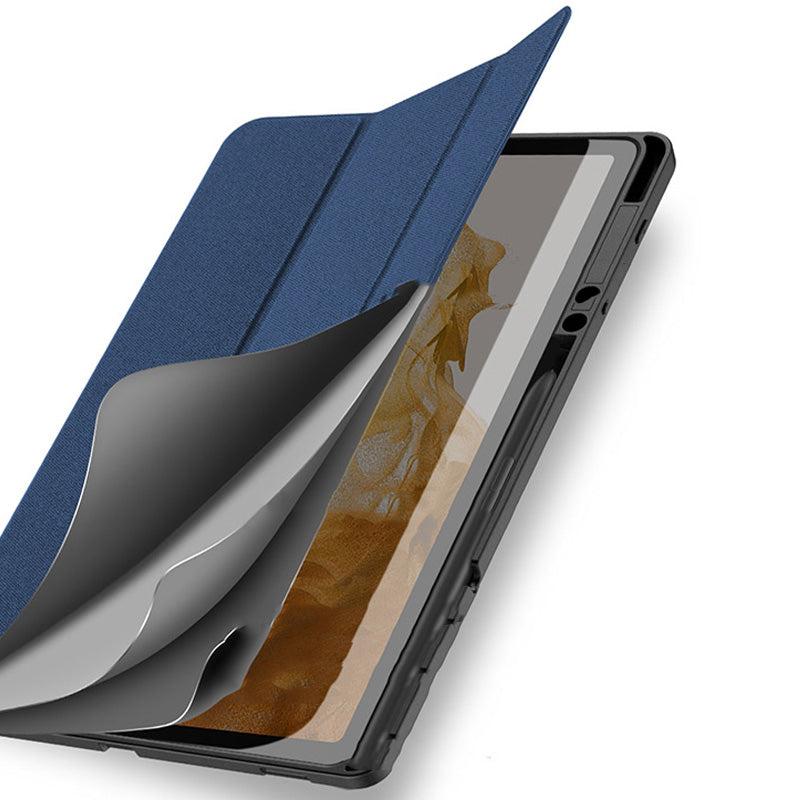 Schutzhülle Dux Ducis Domo für Galaxy Tab S8 Plus / S7 Plus / S7 FE, Dunkelblau