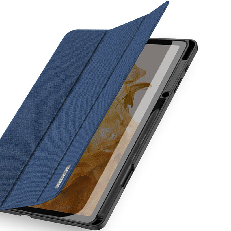 Schutzhülle Dux Ducis Domo für Galaxy Tab S8 Plus / S7 Plus / S7 FE, Dunkelblau