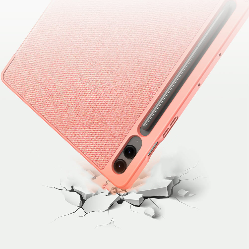 Schutzhülle für Galaxy Tab S9 FE Plus, Dux Ducis Domo, Rosa