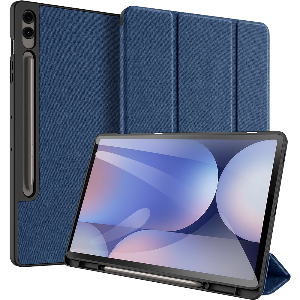 Hülle für Galaxy Tab S10 Plus/S9 Plus/S9 FE Plus, Dux Ducis Domo, Dunkelblau