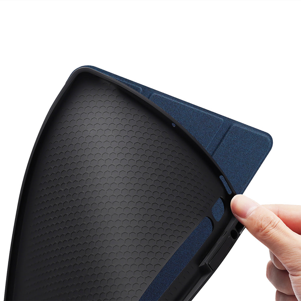 Hülle für Galaxy Tab S10 Plus/S9 Plus/S9 FE Plus, Dux Ducis Domo, Dunkelblau