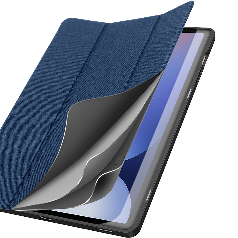 Hülle für Galaxy Tab S10 Plus/S9 Plus/S9 FE Plus, Dux Ducis Domo, Dunkelblau