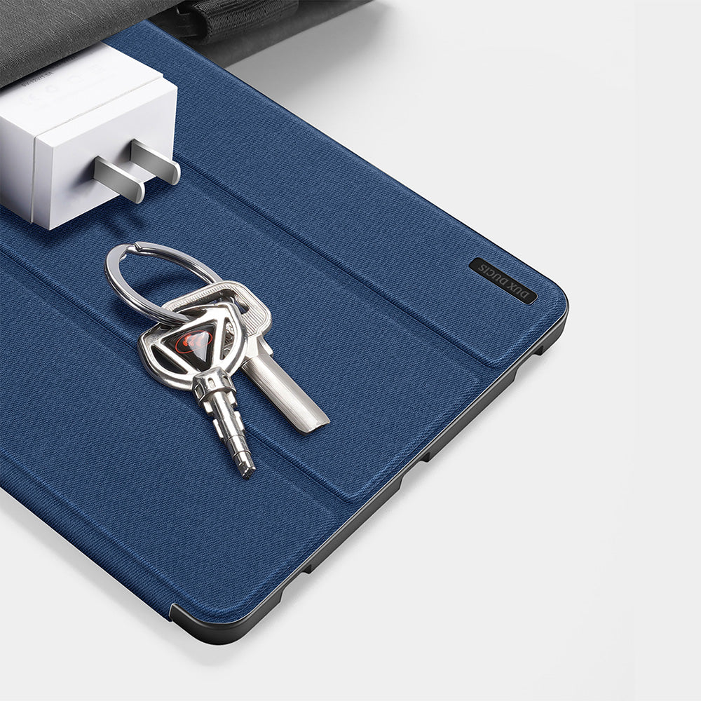 Hülle für Galaxy Tab S10 Plus/S9 Plus/S9 FE Plus, Dux Ducis Domo, Dunkelblau
