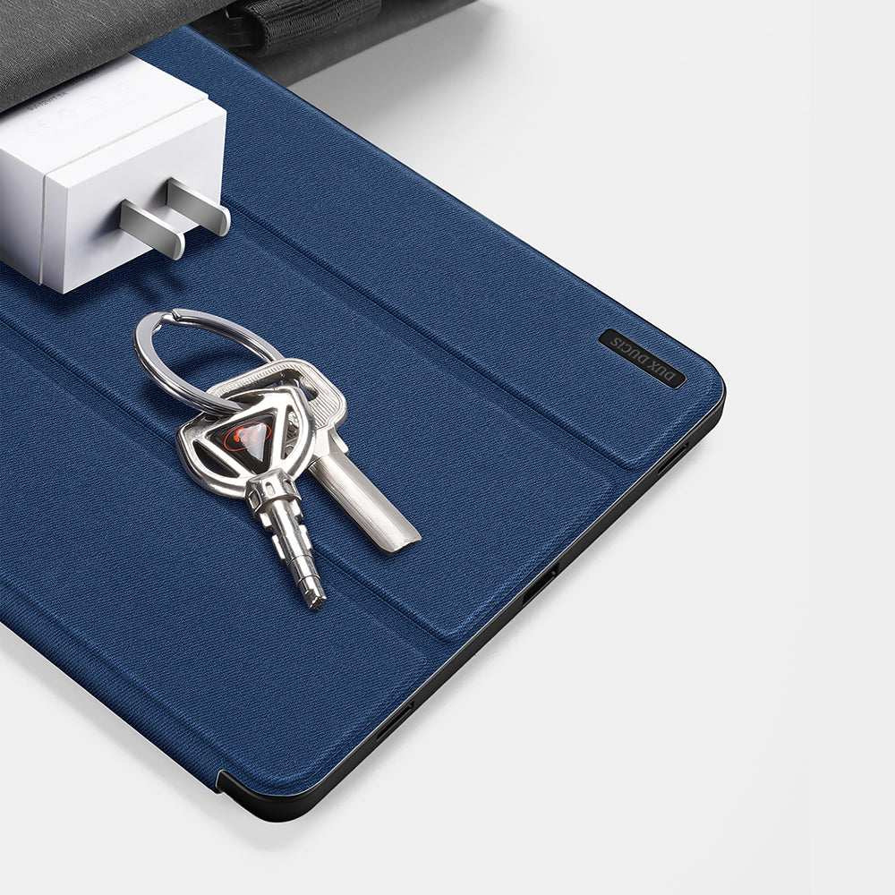Hülle für Galaxy Tab S10 Plus/S9 Plus/S9 FE Plus, Dux Ducis Domo, Dunkelblau